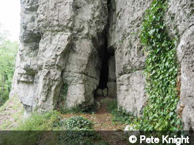 Entrance of Monkey Rock Cave
